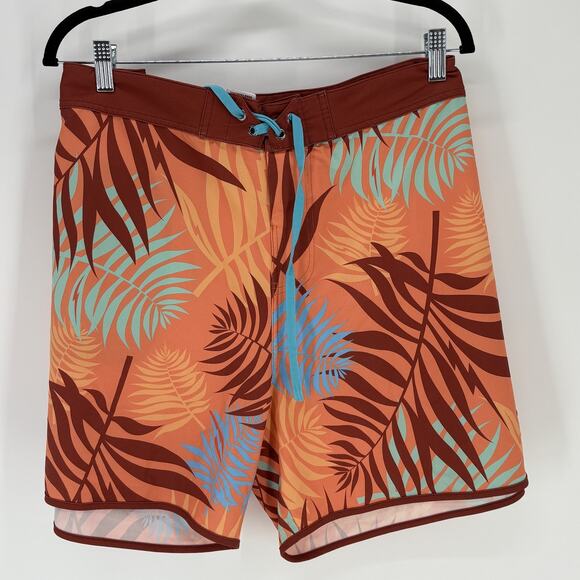 Born Primitive Shorts Mens 42 Tropical Leaf Board Shorts Swim Trunks Beach - Picture 1 of 8